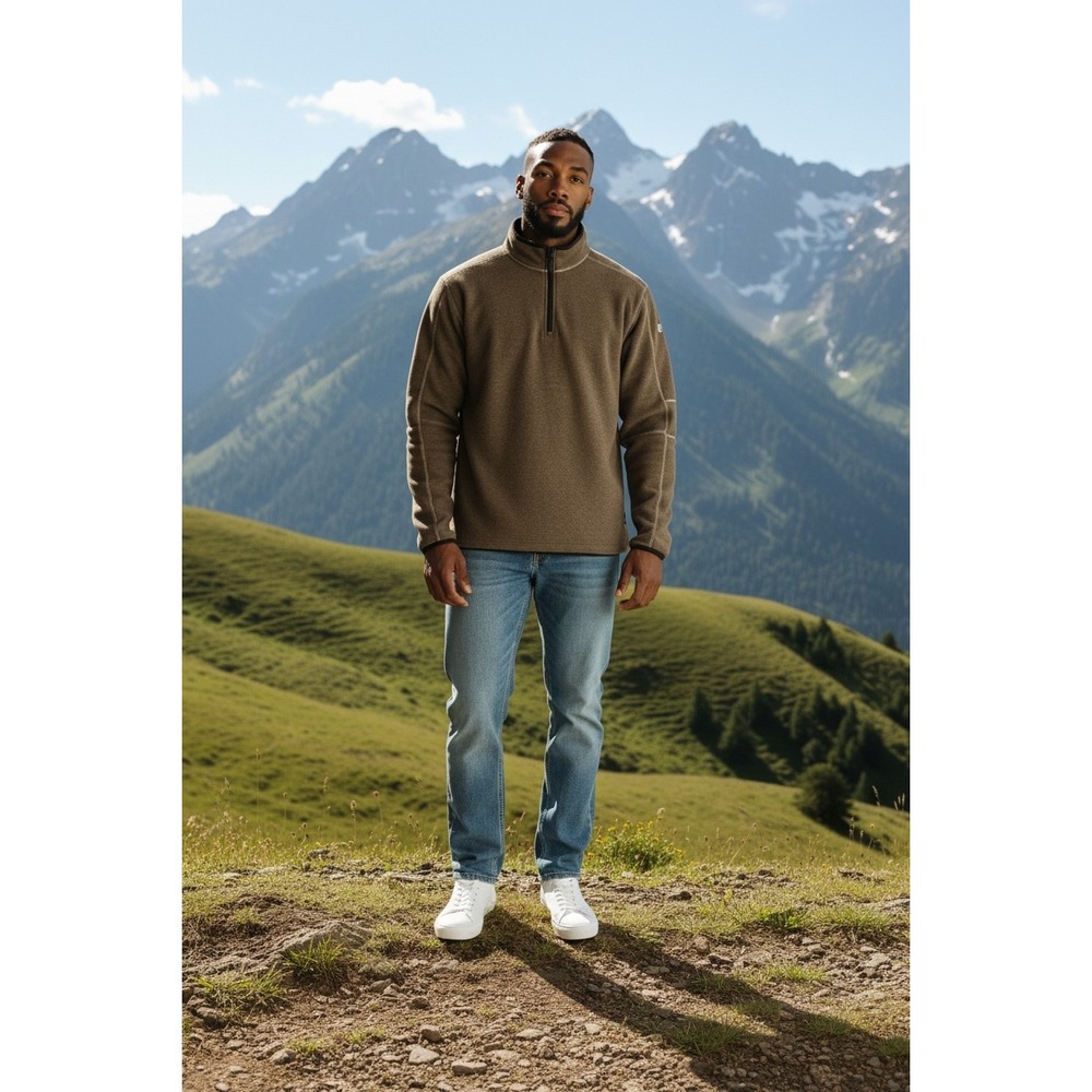 KÜHL Men's Thor ThermoKore 1/4 Zip Wool Blend Sweater XXL | Thumbholes | Outdoor